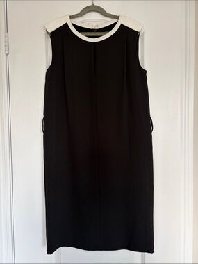 Esprit Black Dress with White Trim
